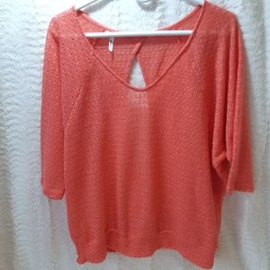 Studio Y Coral Mesh with Open Back Detail